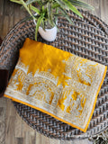 Kalyanam Theme Wedding Saree - Yellow