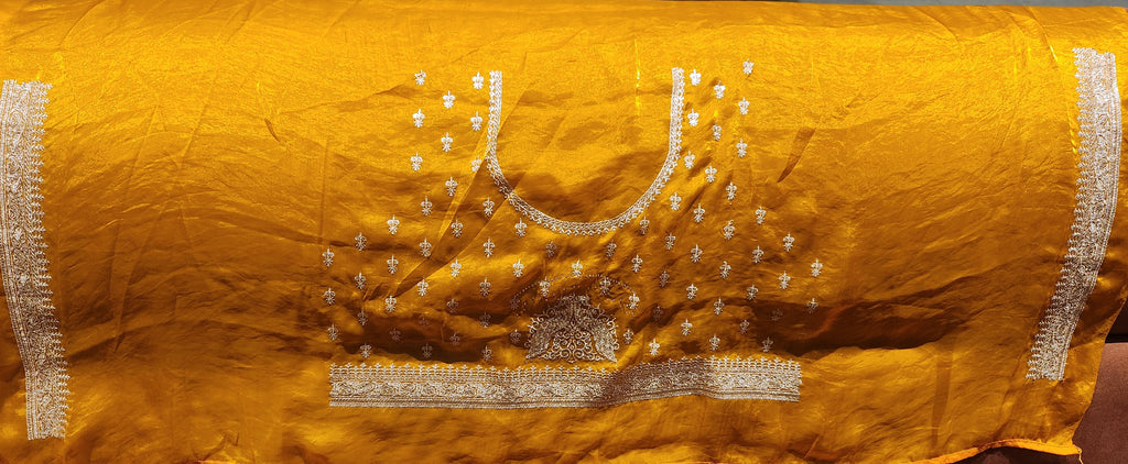 Kalyanam Theme Wedding Saree - Yellow