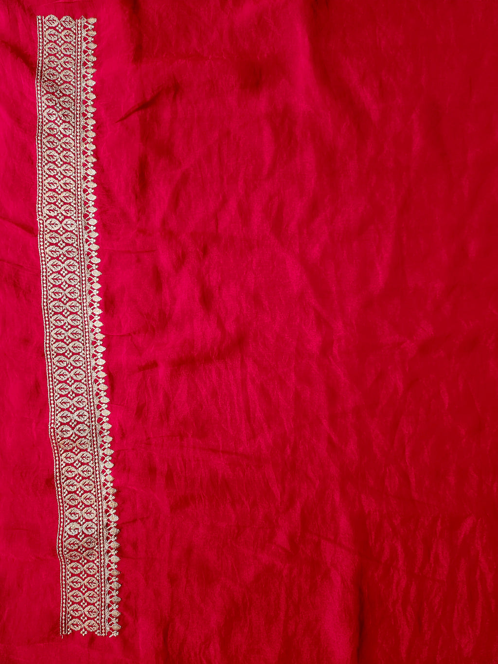 Royal Darbar Hand Embroidered Saree in  - Red