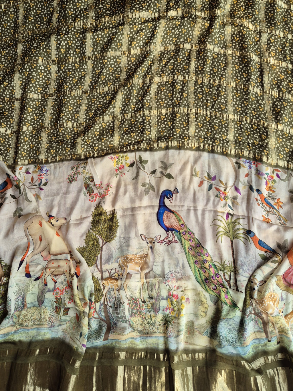 Gharchola Gaji Silk Sarees - Green