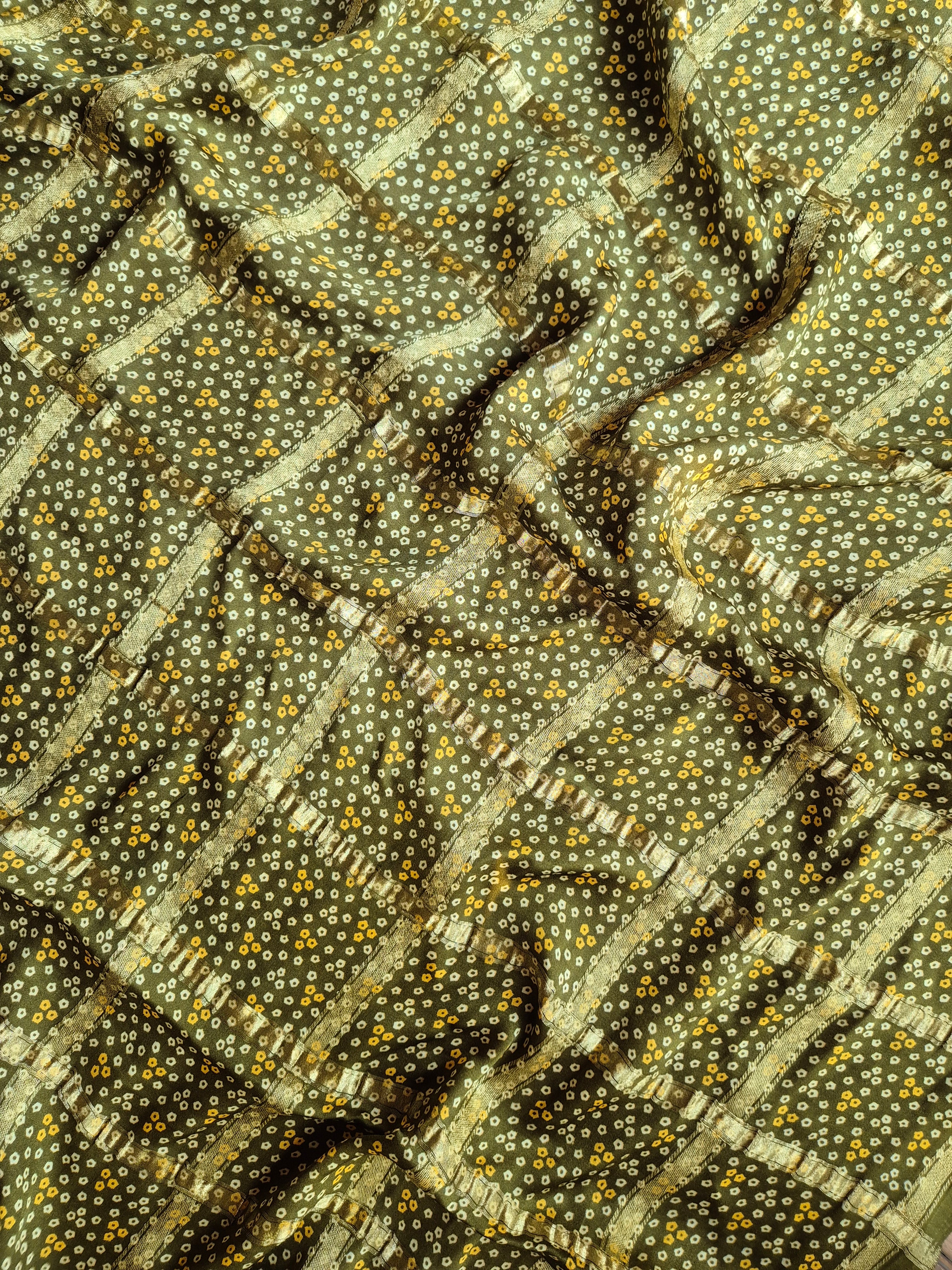 Gharchola Gaji Silk Sarees - Green