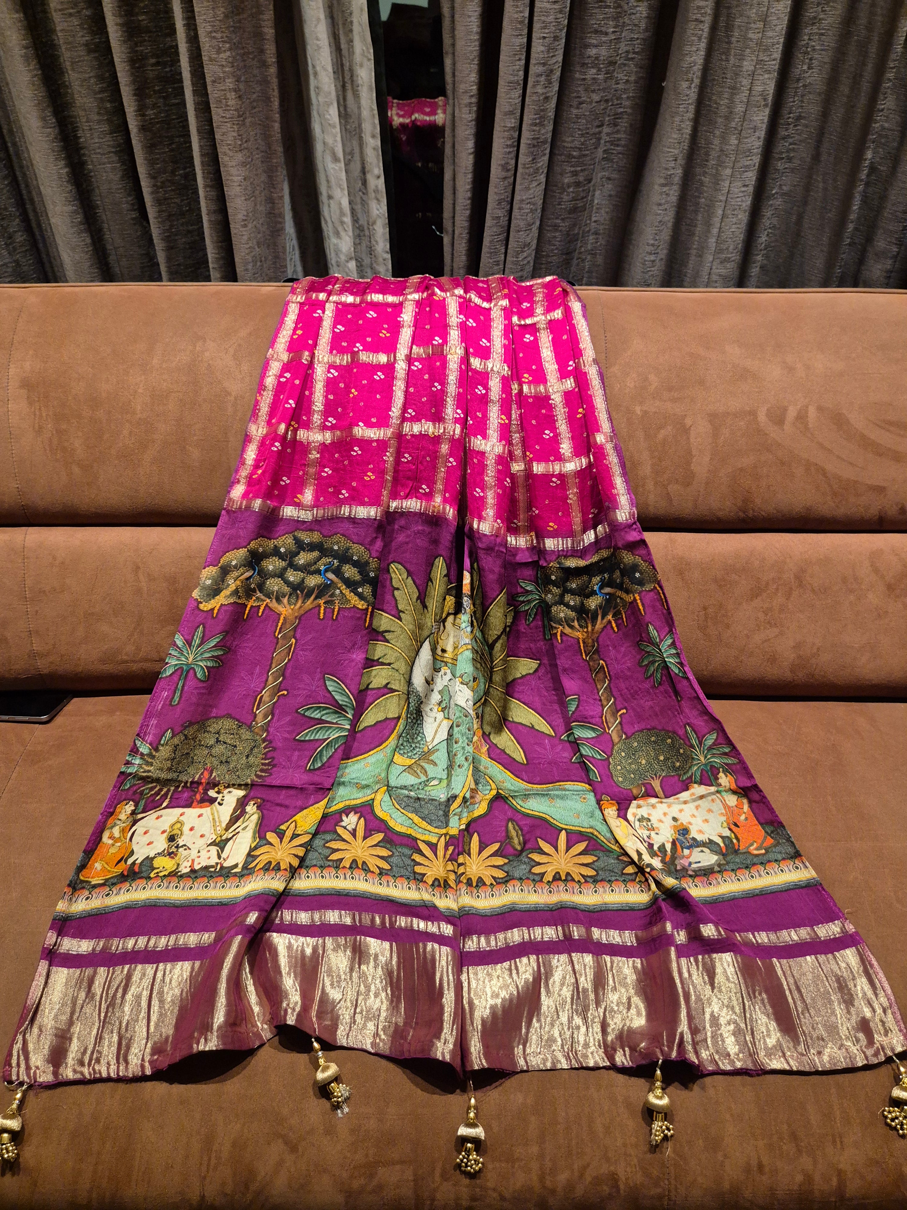 Gharchola Gaji Silk Sarees - RANI