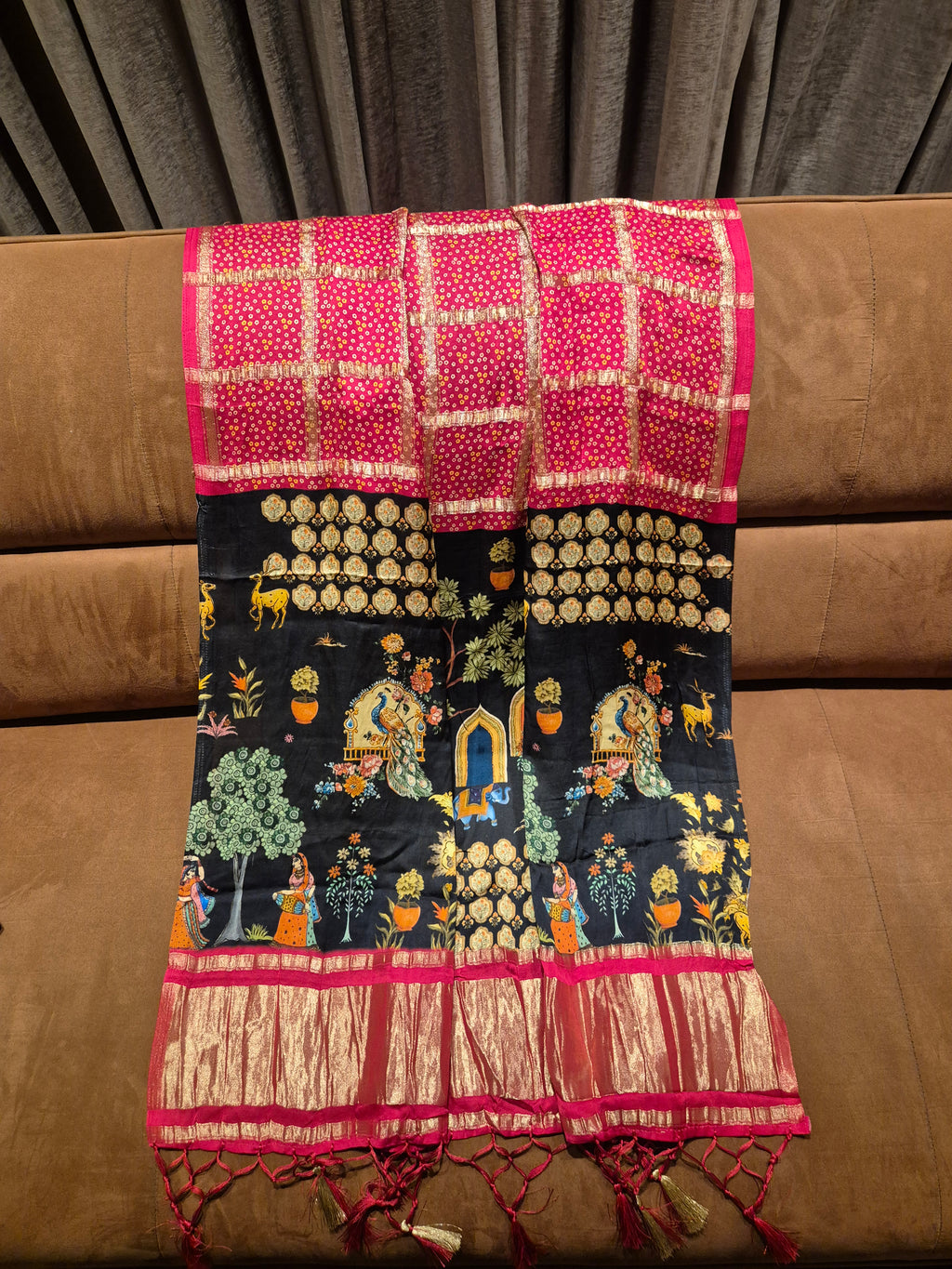 Gharchola Gaji Silk Sarees - RED